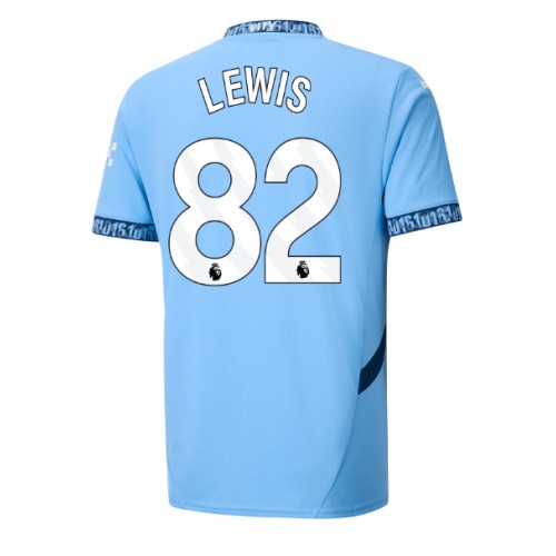 Pánský Fotbalový dres Manchester City Rico Lewis #82 2024-25 Domácí Krátký Rukáv